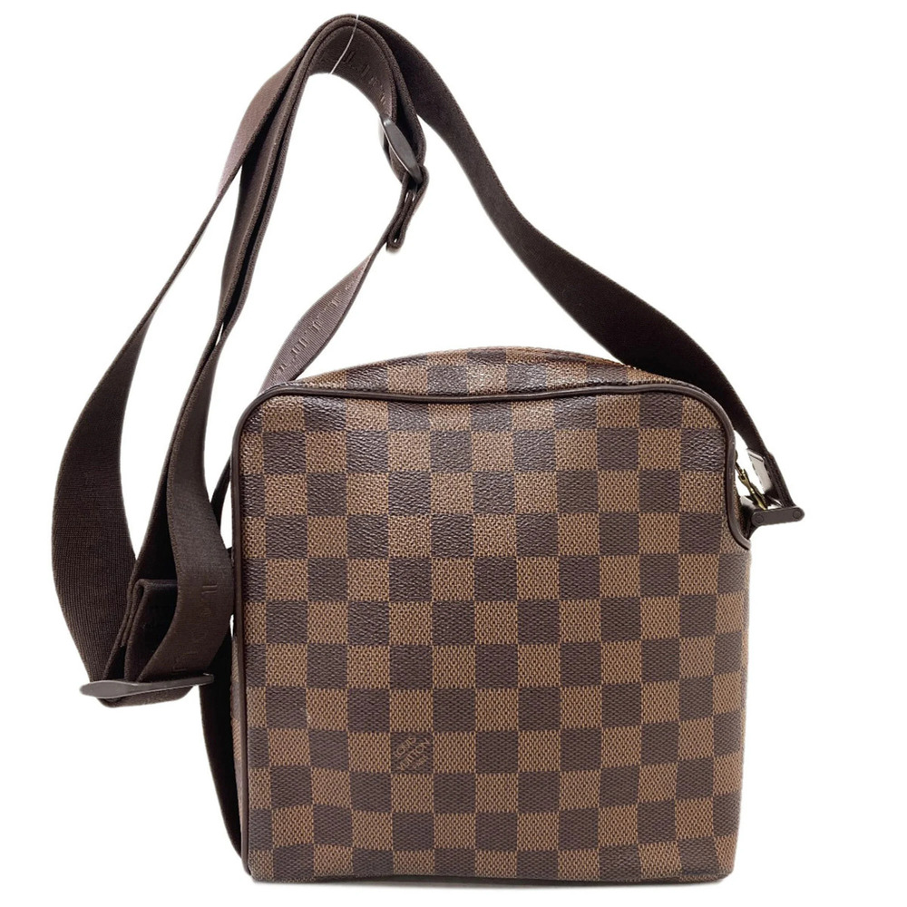 LOUIS VUITTON Authentic Brown Damier Canvas Shoulder Bag - Picture 2 of 12